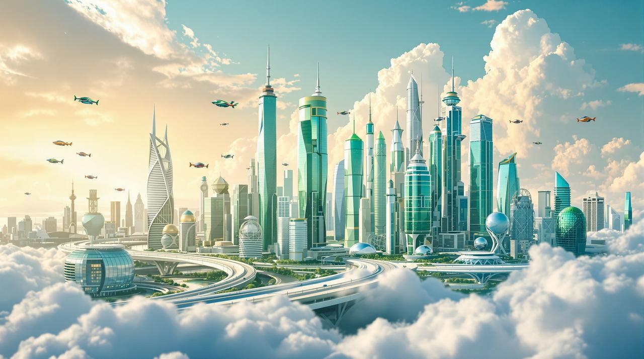 日本色影院未来城市：2050年的生活图景